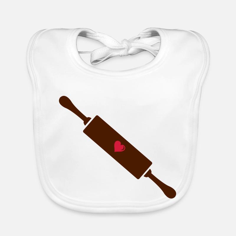 coeur de rouleau de cuisson Bavoir bio Bébé