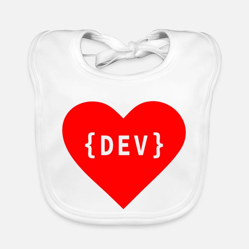 Software Developer, Liebe Code DEV Entwickler Tag Baby Bio-Lätzchen