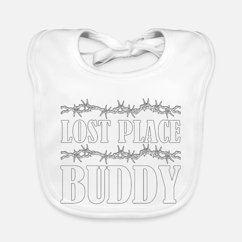 Lost Place Buddy Urbex Gift Idea Organic Baby Bibs