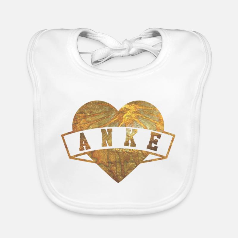 Anke Herzen Gold Organic Baby Bibs