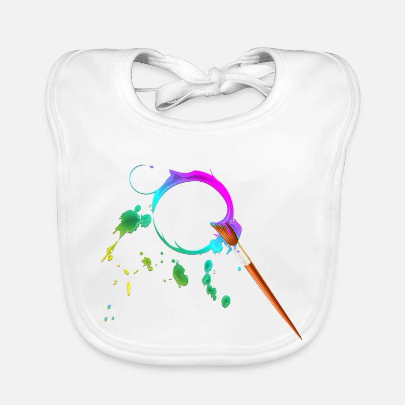 Maler Baby Bio-Lätzchen