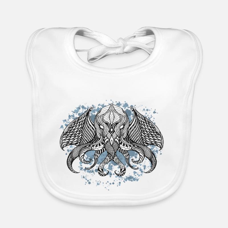 Cthulhu-Tinte Baby Bio-Lätzchen