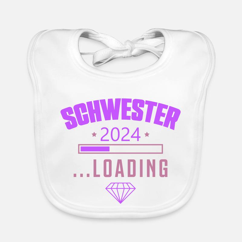 schwester 2024 loading Baby Bio-Lätzchen