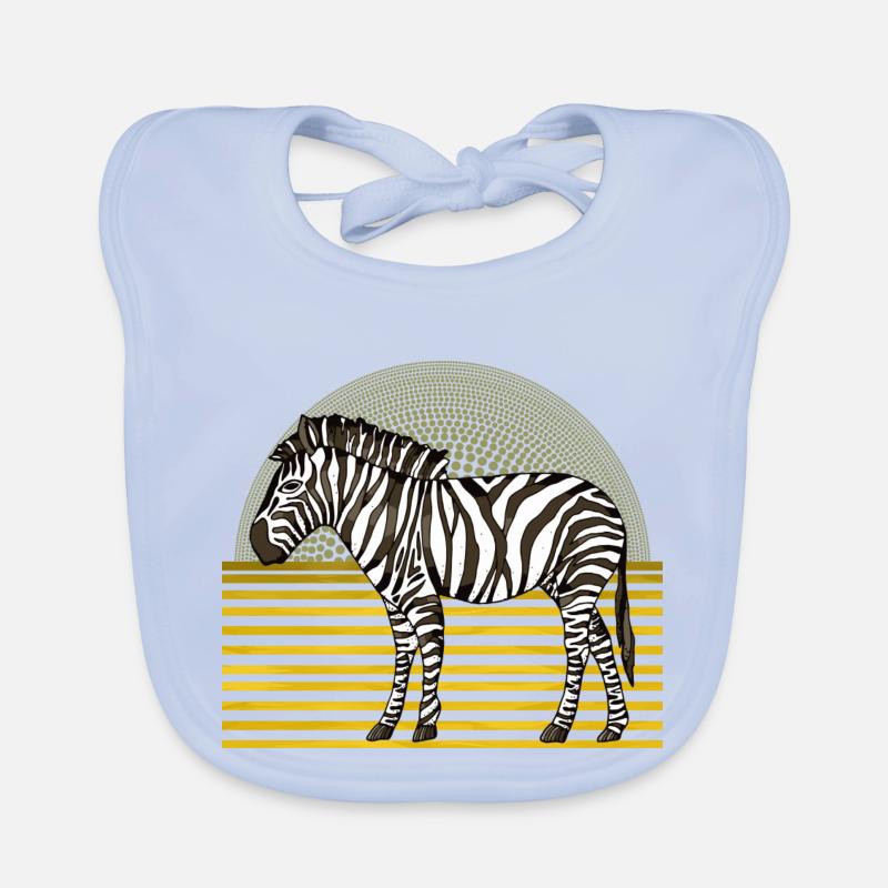 Zebra Baby Bio-Lätzchen