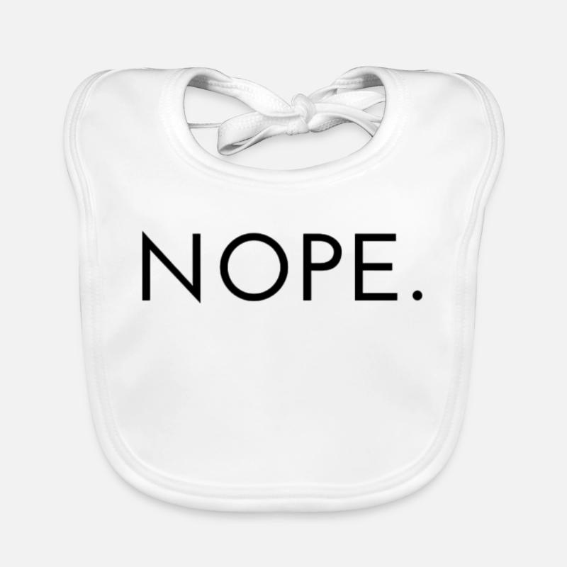 nope Baby Bio-Lätzchen