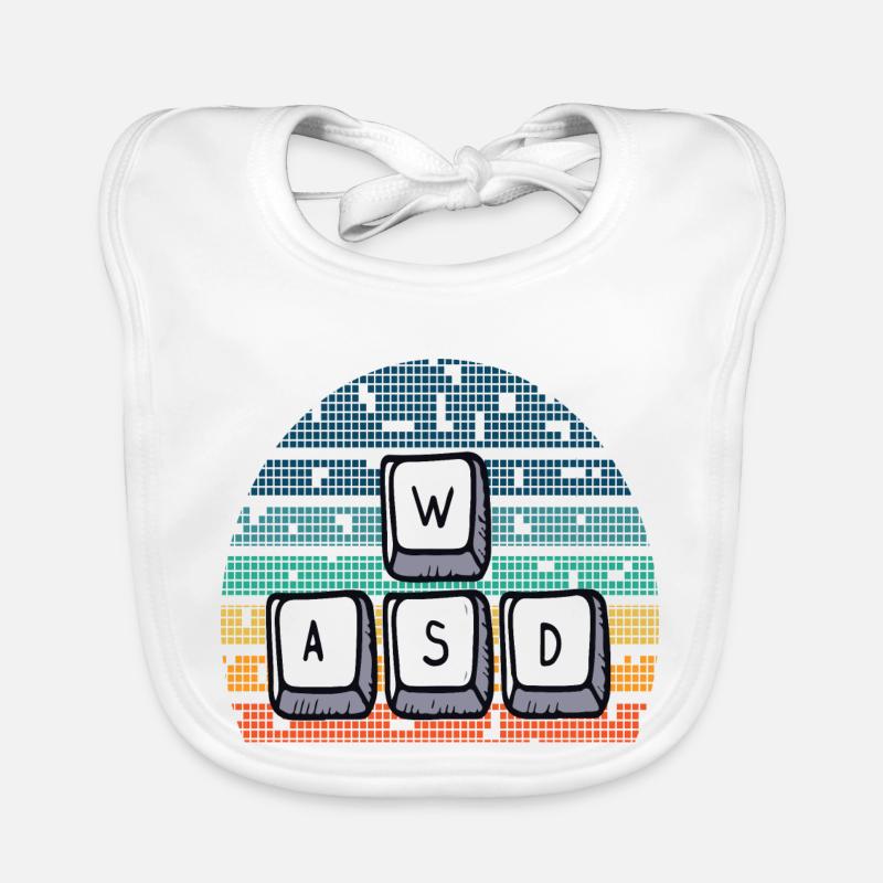 WASD Retro Baby Bio-Lätzchen