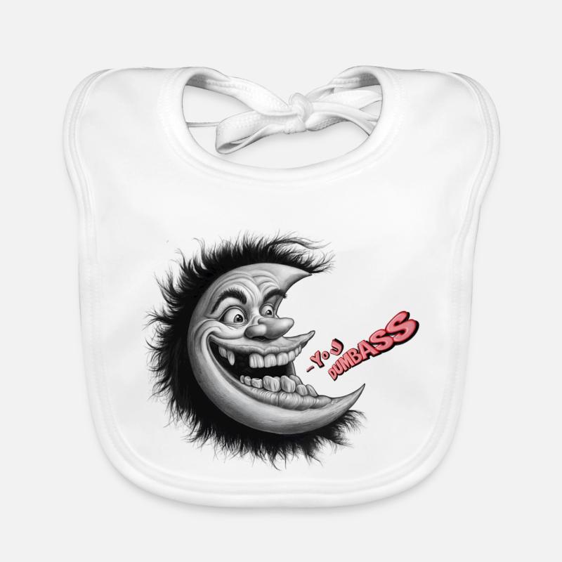 Mond-Unfug: DU DUMMKOPF Baby Bio-Lätzchen