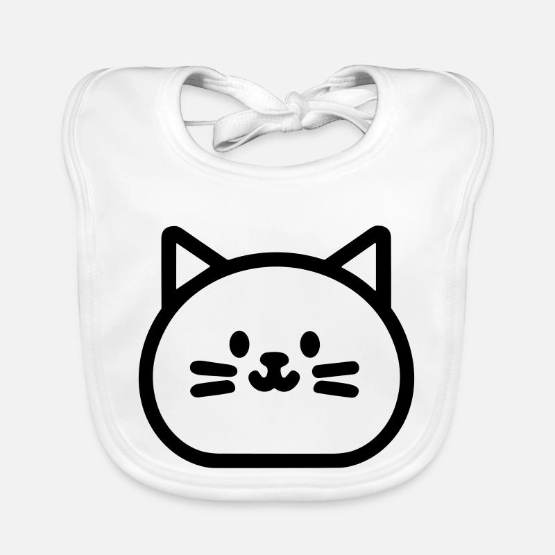 chaton Bavoir bio Bébé
