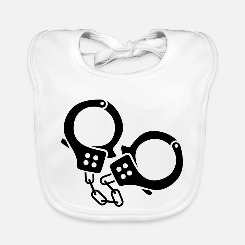 Handcuffs 2 Organic Baby Bibs
