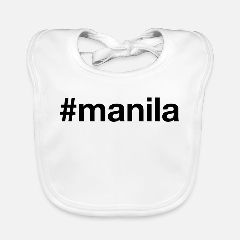 MANILA Hashtag Organic Baby Bibs