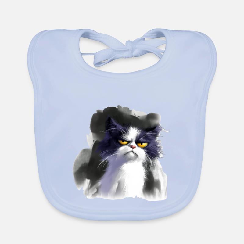 Crumpy Cat Baby Bio-Lätzchen