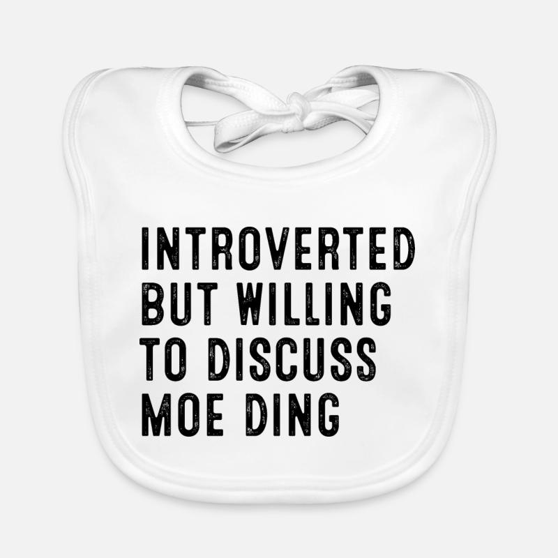 Introverti mais prêt à discuter de Moo Deng Pygmy Bavoir bio Bébé