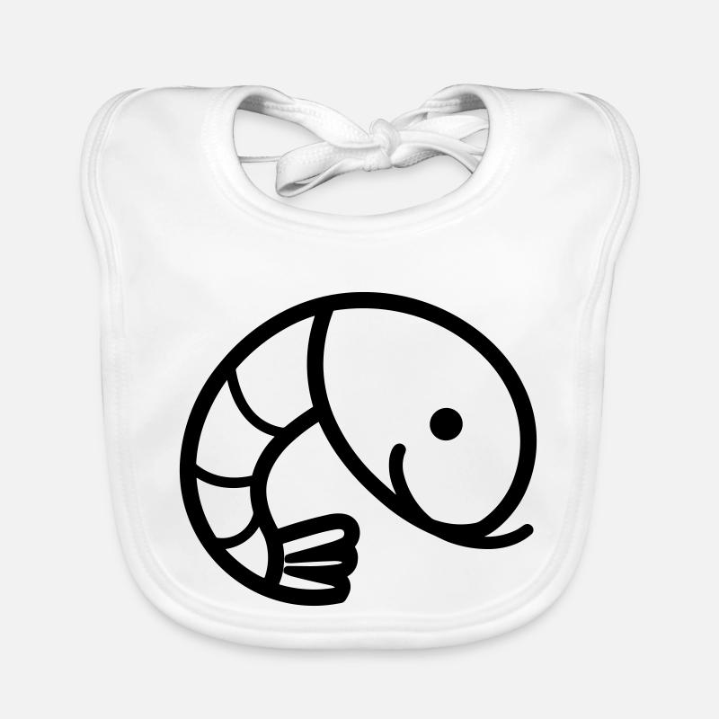 Shrimp Organic Baby Bibs