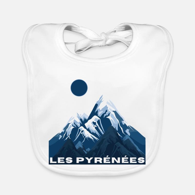 The Pyrenees - gift idea Organic Baby Bibs