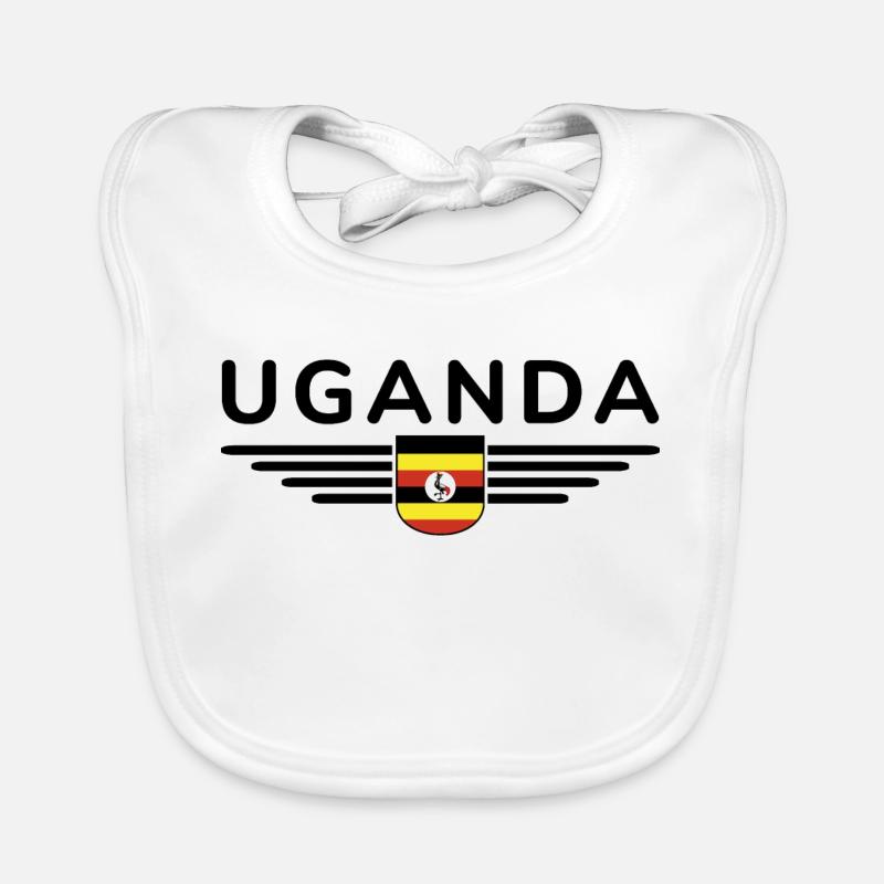 T-shirt de l’Ouganda pour les explorateurs Bavoir bio Bébé