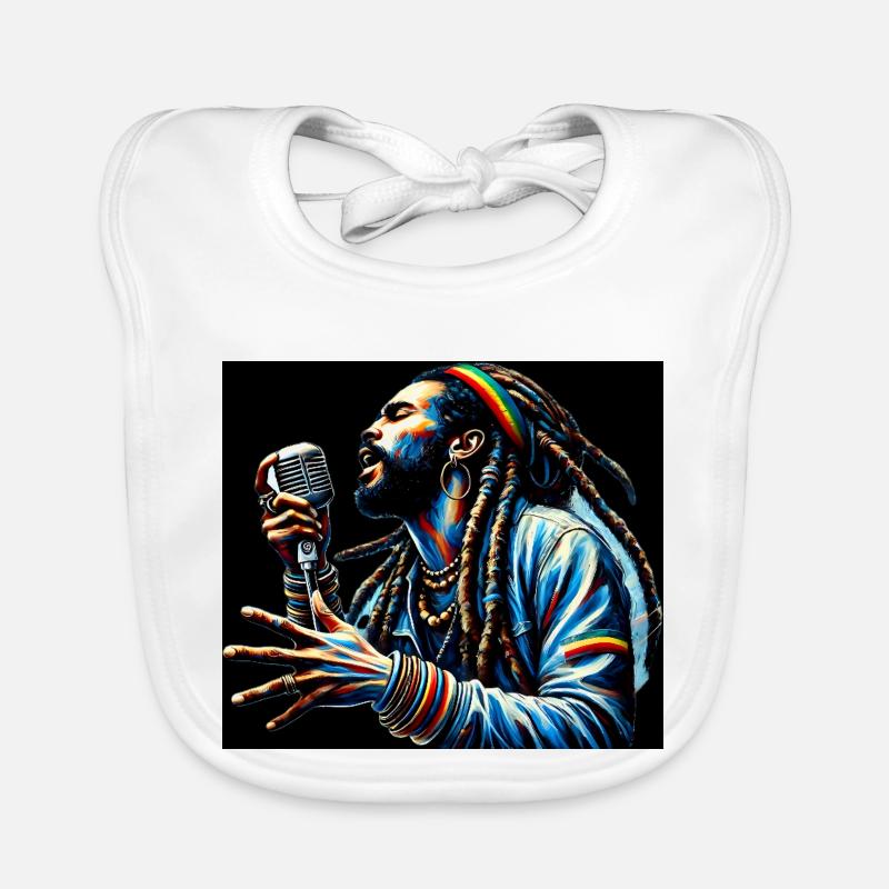 Dreadlock Vibes Baby Bio-Lätzchen