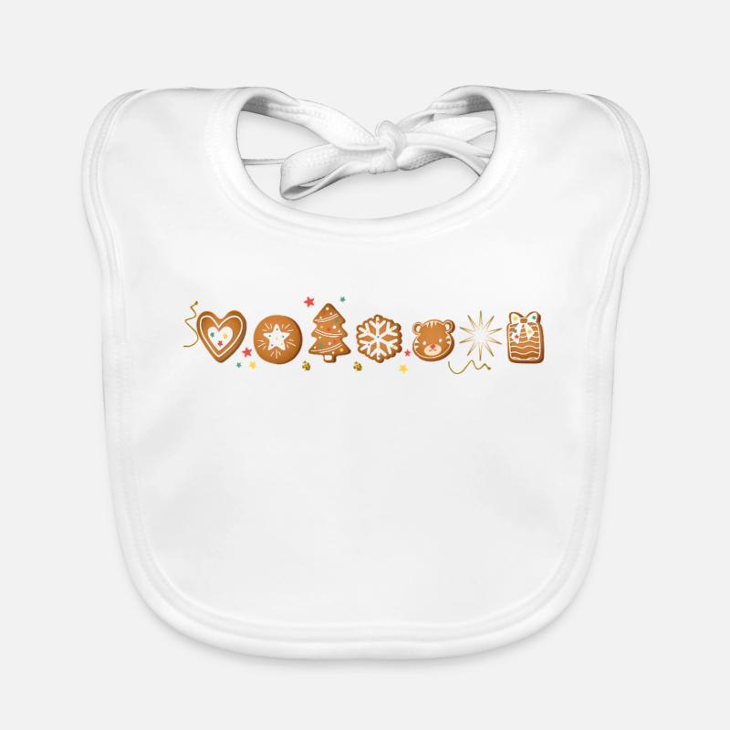 Weihnachtskekse Baby Bio-Lätzchen