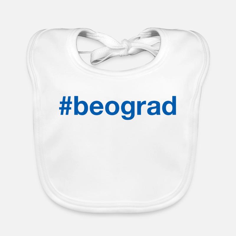 Bégrad Belgrade Serbie Hashtag Serbien Bavoir bio Bébé