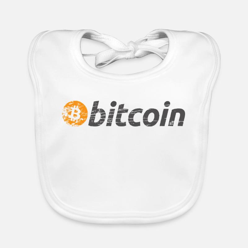 Bitcoin Logo Original BTC Bavoir bio Bébé