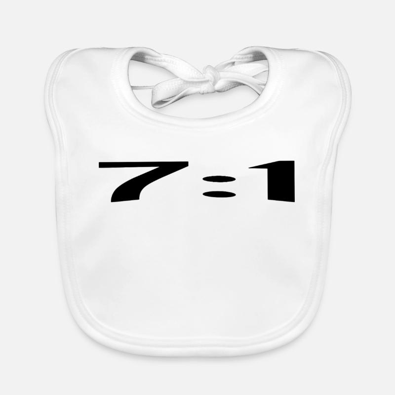7:1, un score parfait Bavoir bio Bébé