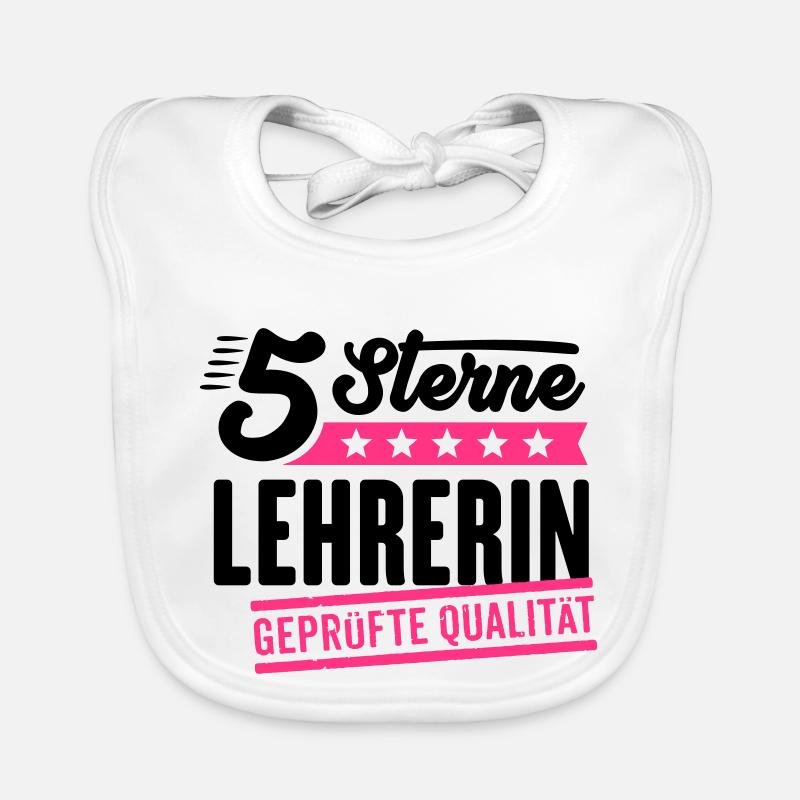 5Sterne Lehrerin Baby Bio-Lätzchen