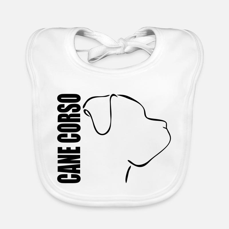 CANE CORSO PROFILE Organic Baby Bibs
