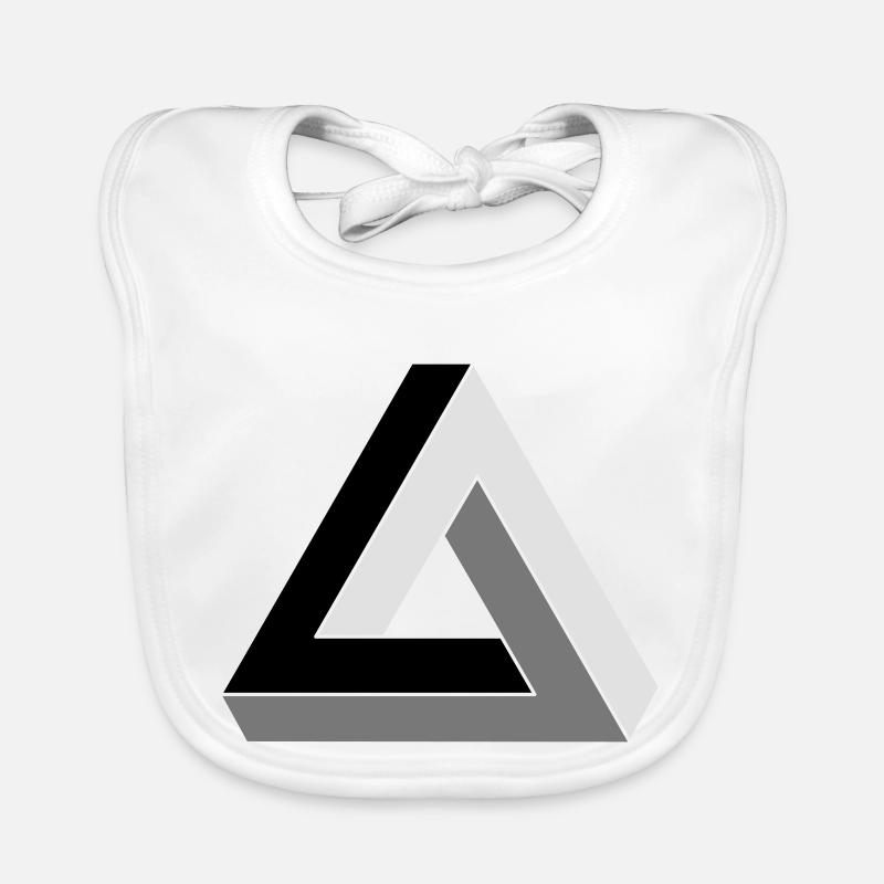 Le triangle impossible Bavoir bio Bébé
