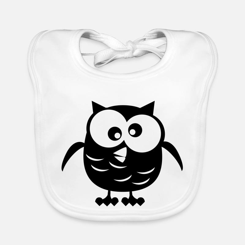 Eule Baby Bio-Lätzchen