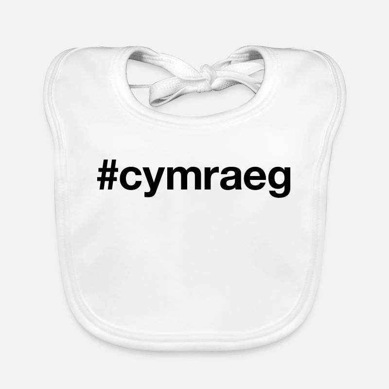 WALISISCH Hashtag Waliser Wales Baby Bio-Lätzchen