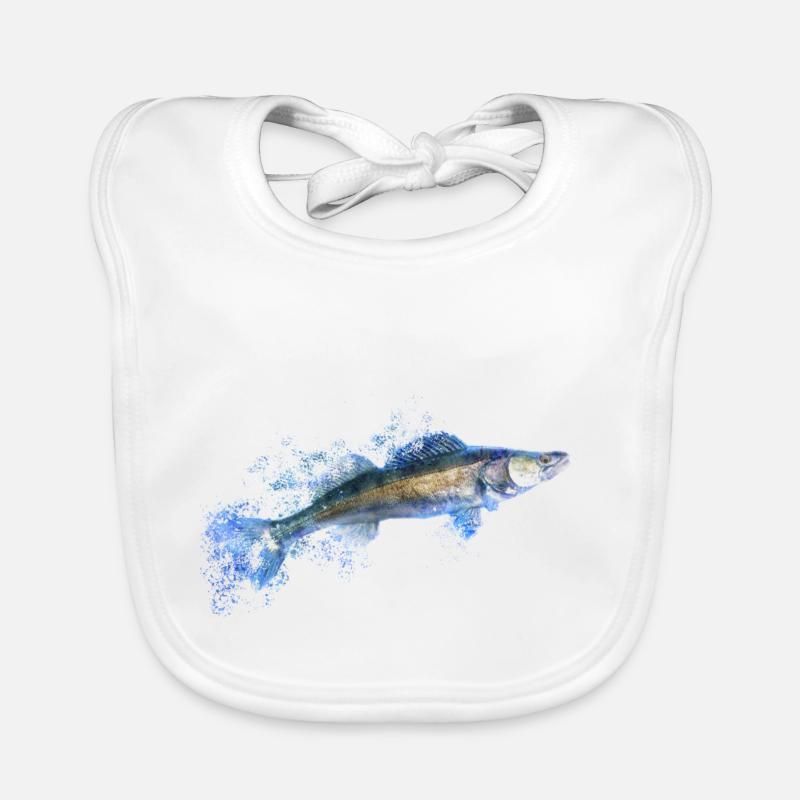 Pêcheur de sandre Bavoir bio Bébé