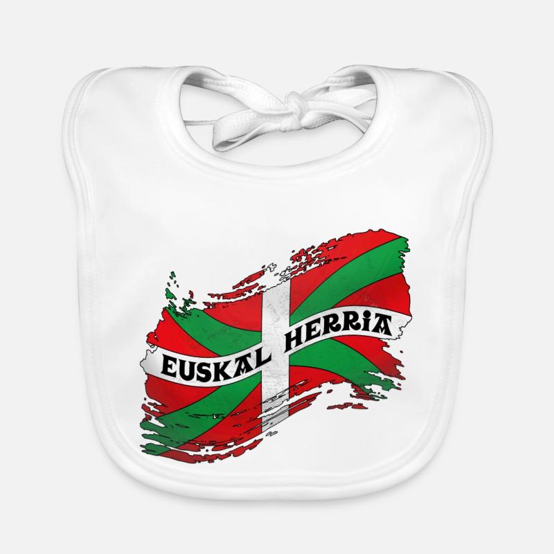 Drapeau Basque Bavoir bio Bébé