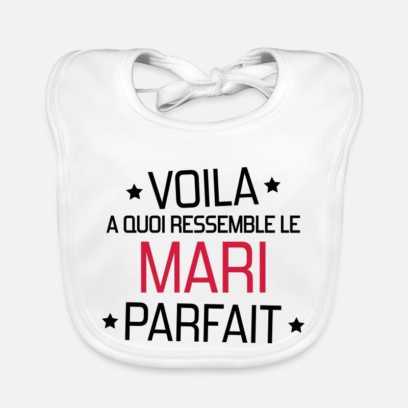 Marriage Wedding Husband Mari Love Mariage Ehemann Organic Baby Bibs