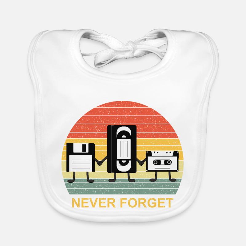 Never Forget Baby Bio-Lätzchen