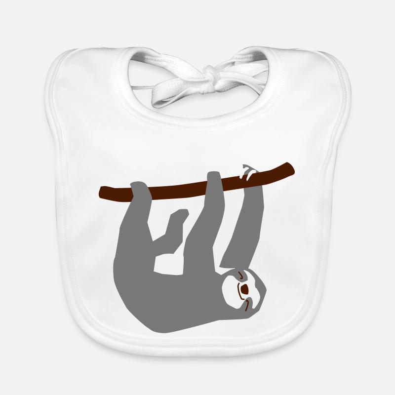Sloth Organic Baby Bibs