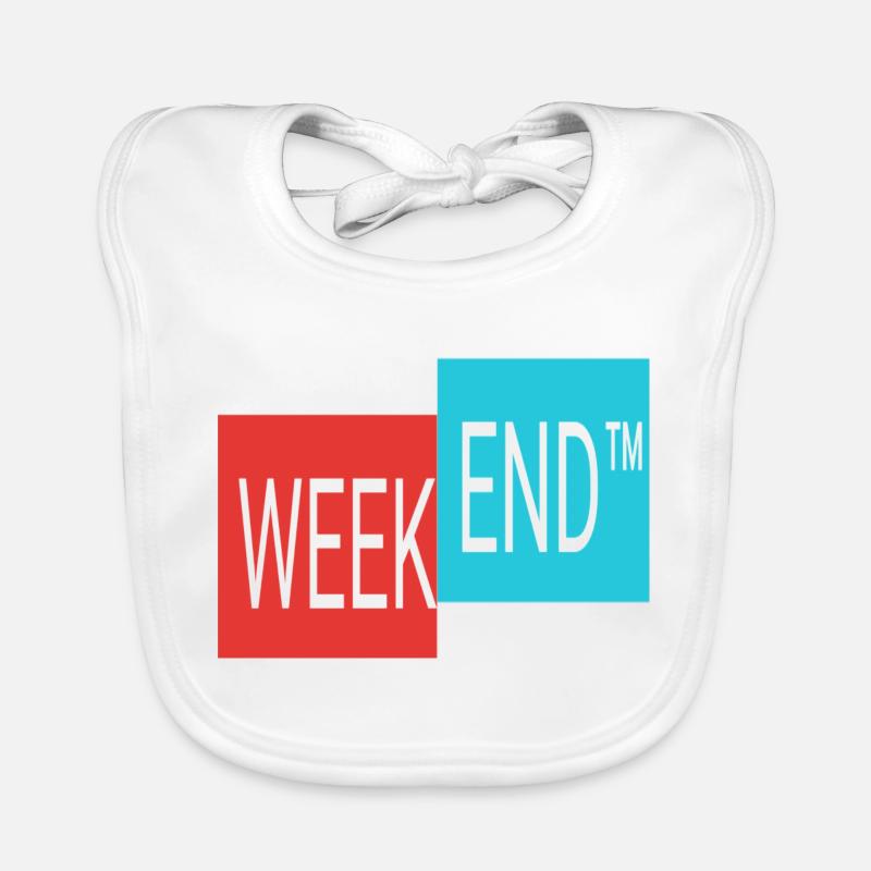 Weekend enfin week-end Bavoir bio Bébé