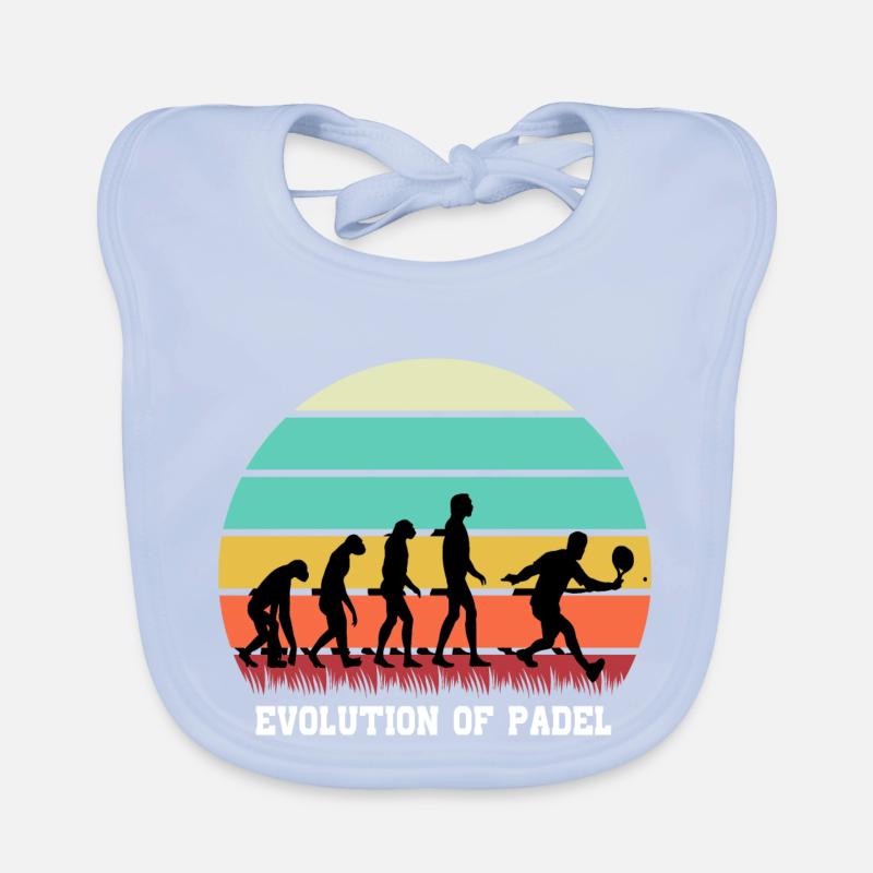 Evolution Padel Design for all paddle Organic Baby Bibs