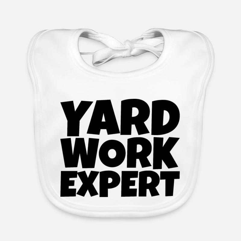 Yard Work Expert 4 Organic Baby Bibs