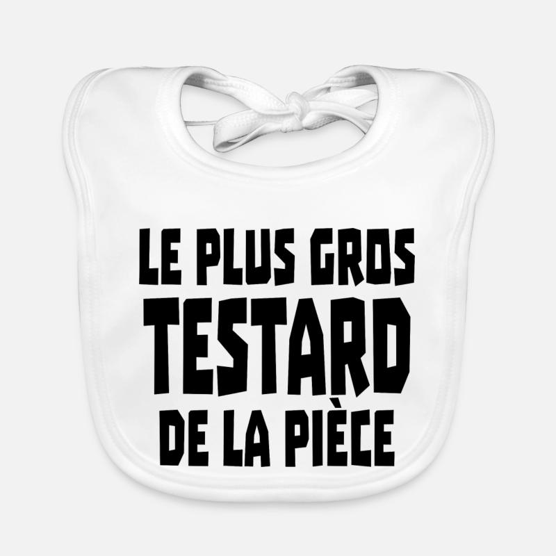 le plus gros testard de la pièce Bavoir bio Bébé
