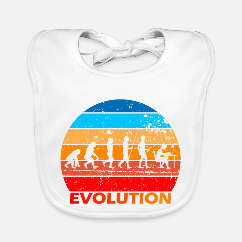 Evolution de l’informatique informatique Informatique Computer Science Computer Nerds Bavoir bio Bébé