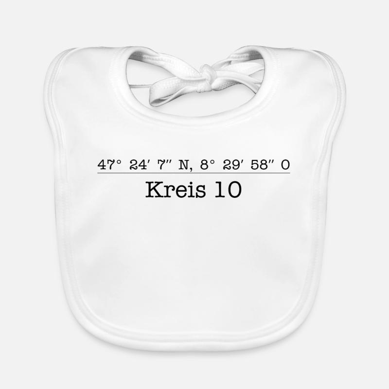 Coordinates District 10 Zurich Organic Baby Bibs