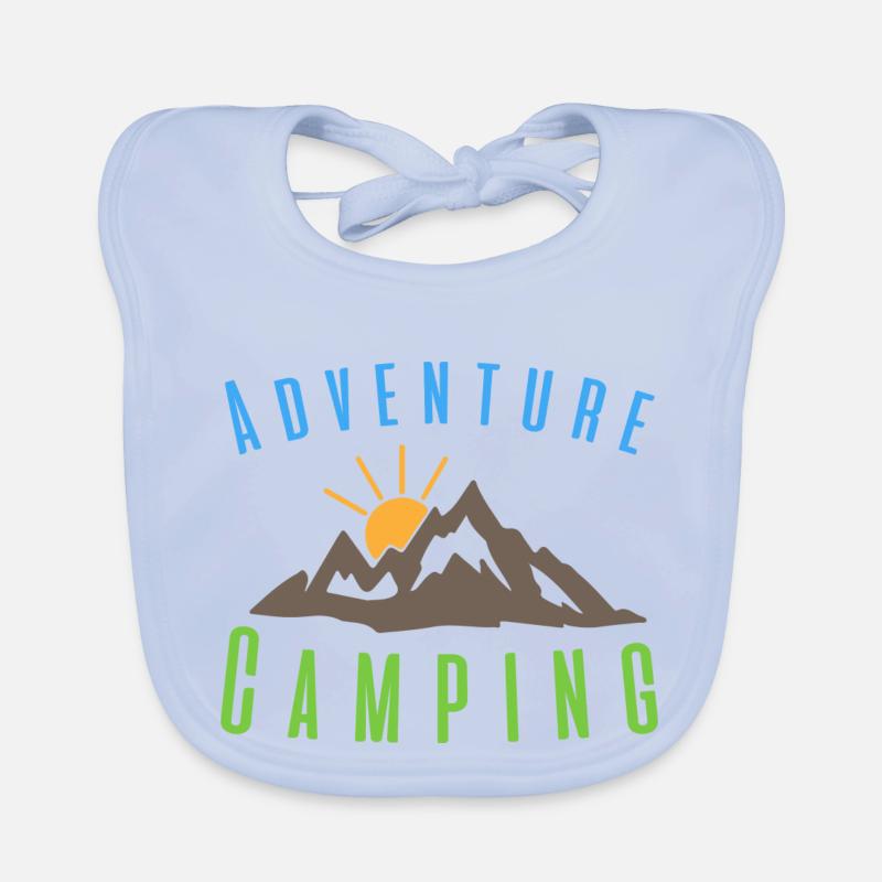 Abenteuer Camping - Camping Life Baby Bio-Lätzchen