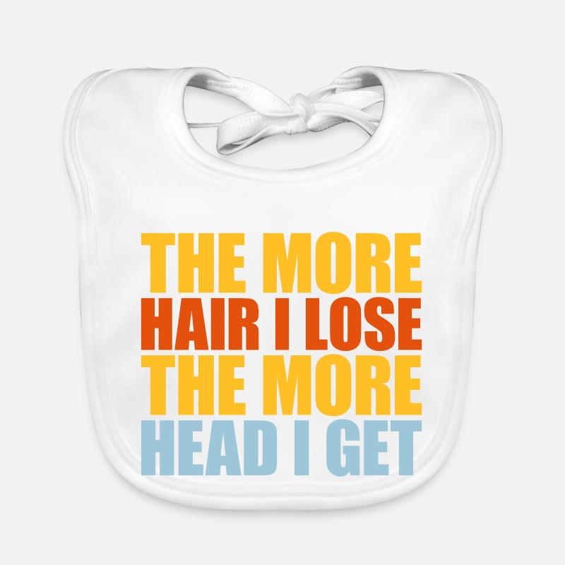 I get more head Organic Baby Bibs