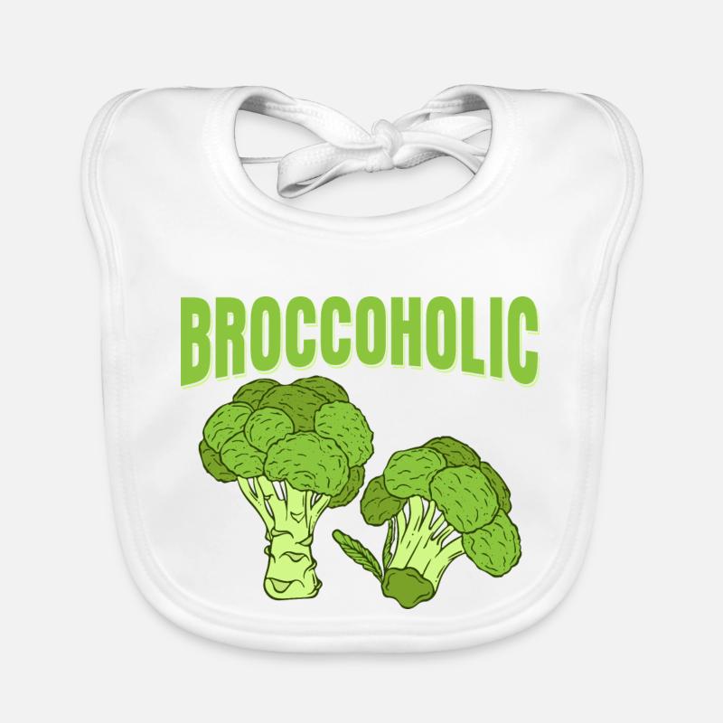 Broccoholic Broccoli Vegetable Baby Bio-Lätzchen