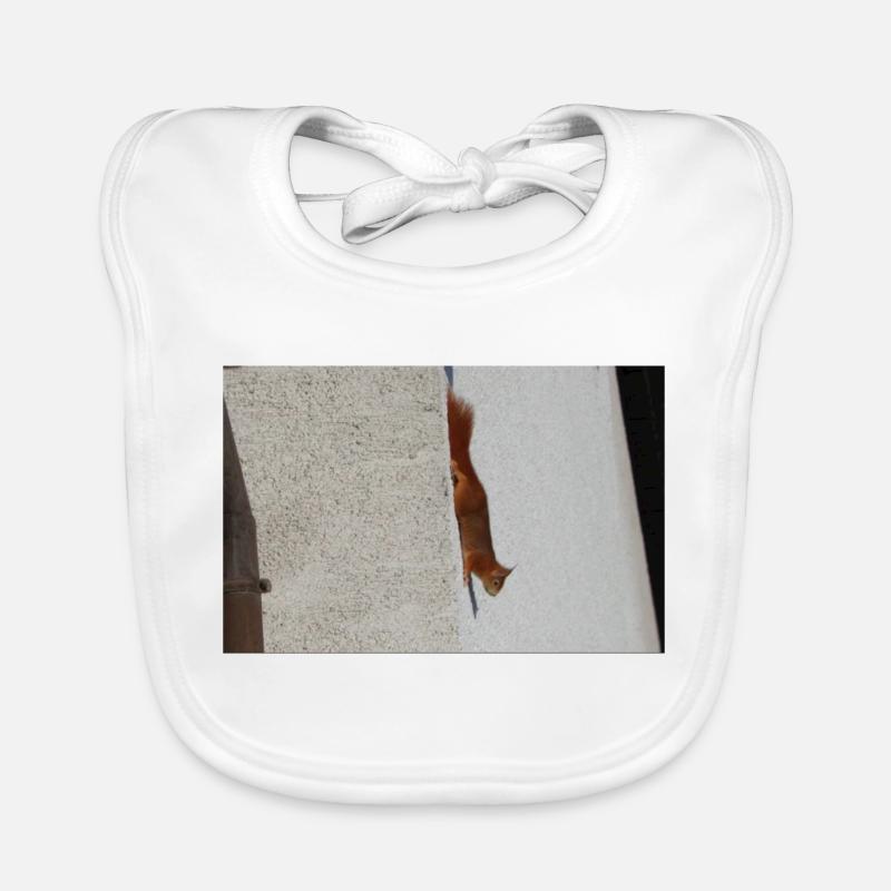 Squirrel Organic Baby Bibs