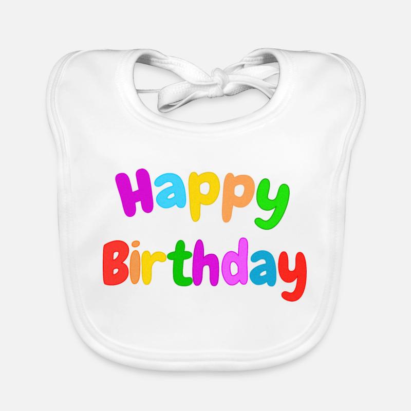 Bon anniversaire Bavoir bio Bébé
