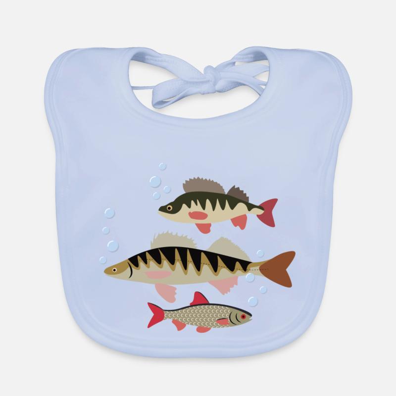 Fish Organic Baby Bibs