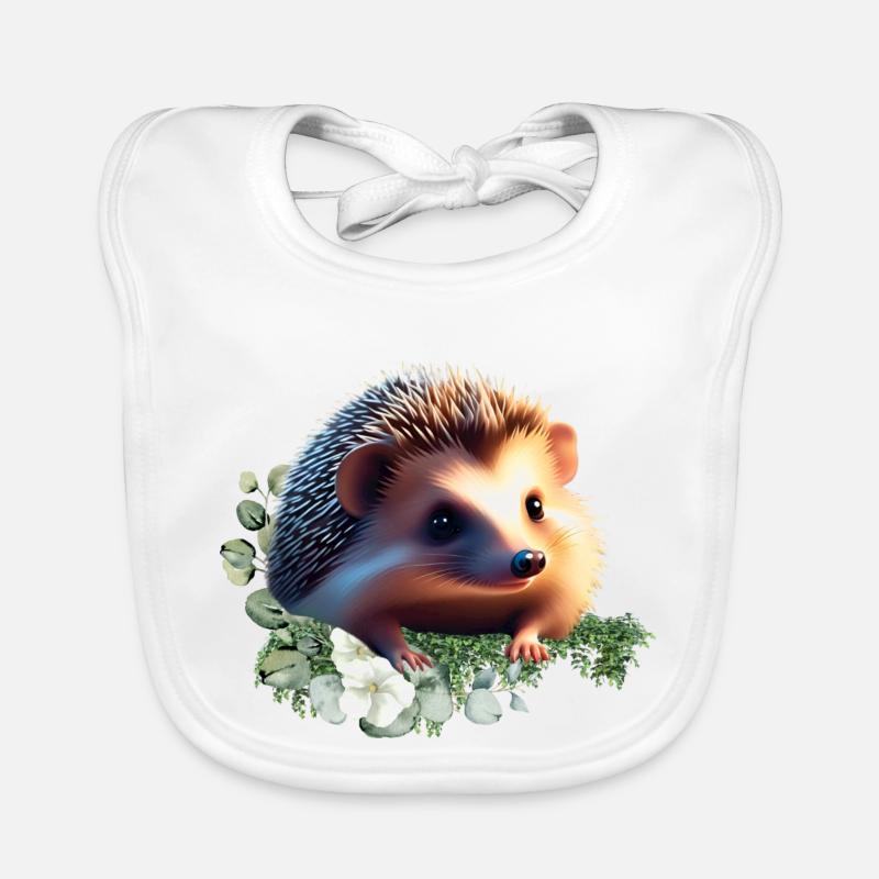 Chemise Hérisson et Accessoires - Hedgehog Design Bavoir bio Bébé