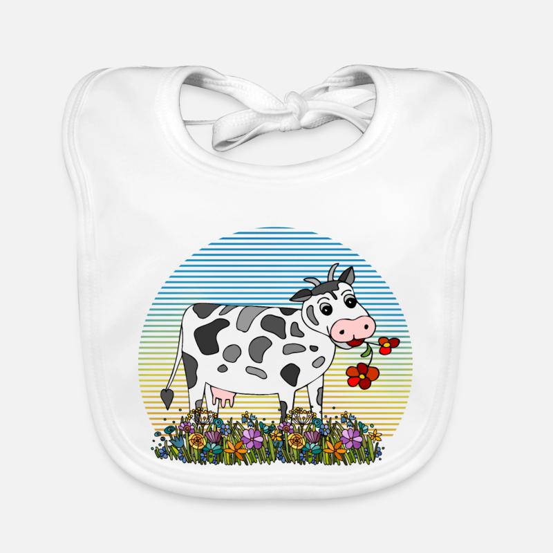 Vache Bavoir bio Bébé
