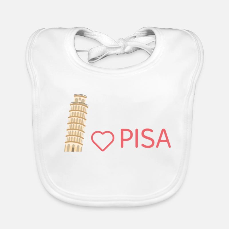 Pisa Passion : un style qui va conquérir votre cœur ! Cadeau Bavoir bio Bébé
