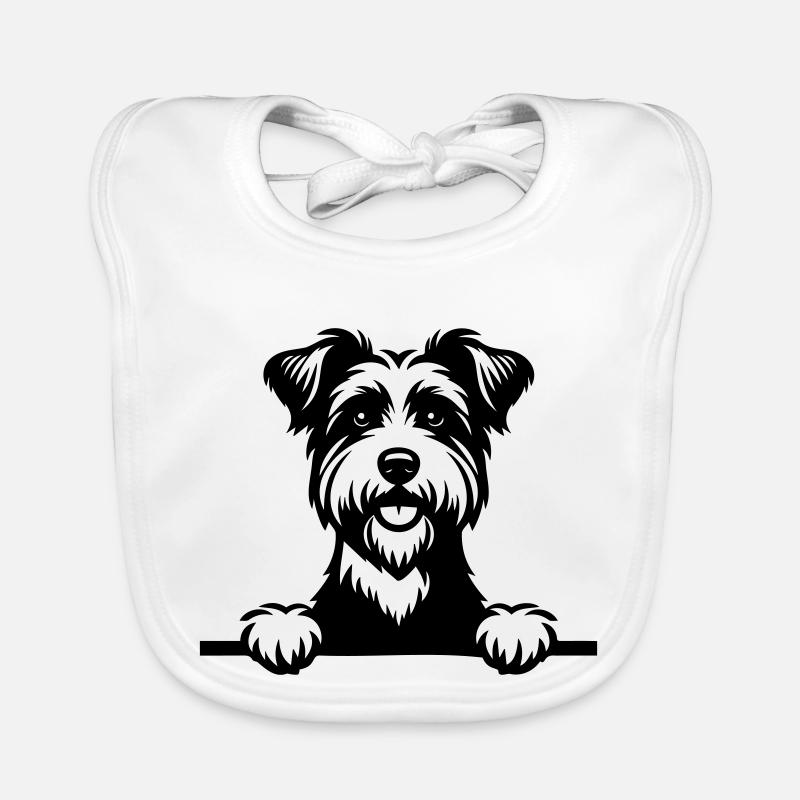 Terrier australien Bavoir bio Bébé